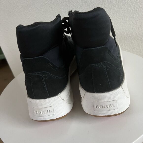 Sorel Ona 503 Black High Top Lace Up Sneaker Women’s 10.5 - Picture 8 of 8